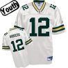 Cheap Aaron Rodgers Packers Youth Jersey #12 White From China