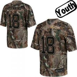 Cheap Peyton Manning Colts Youth Jersey #18 Camo From China