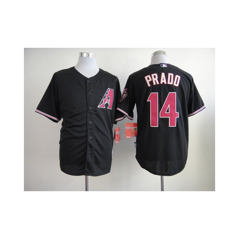 Cheap Martin Prado Diamondbacks Jersey From China #14 Black