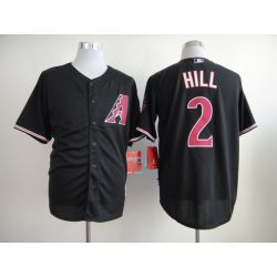 Cheap Aaron Hill Diamondbacks Jersey From China #2 Black