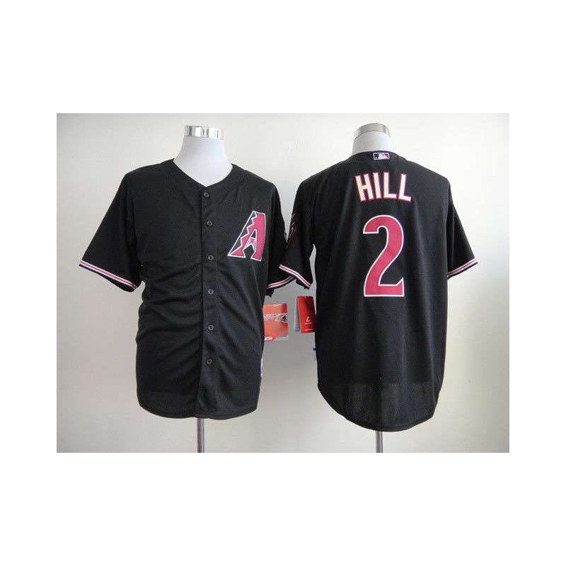 Cheap Aaron Hill Diamondbacks Jersey From China #2 Black