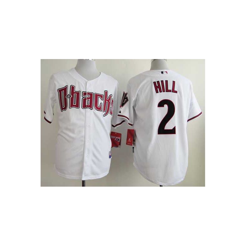 Cheap Aaron Hill Diamondbacks Jersey From China #2 White