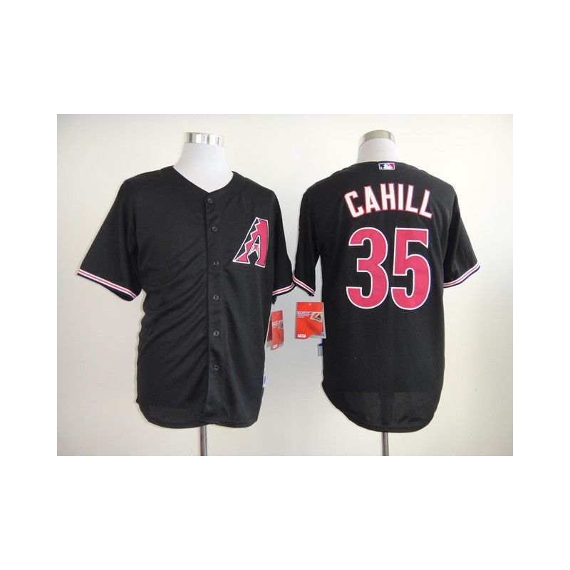 Cheap Trevor Cahill Diamondbacks Jersey From China #35 Black