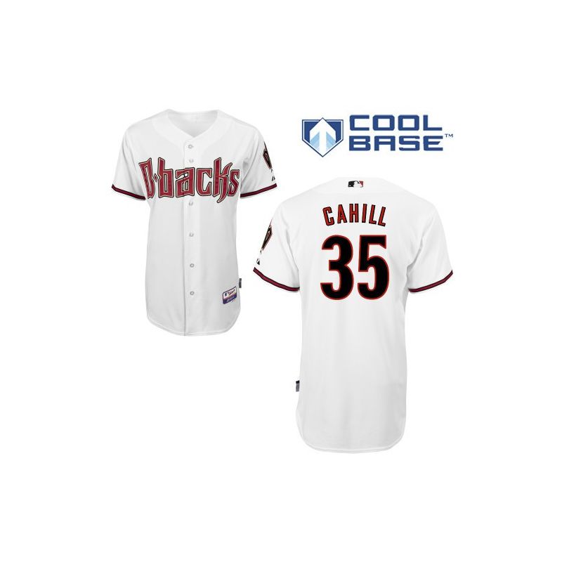 Cheap Trevor Cahill Diamondbacks Jersey From China #35 White