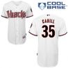 Cheap Trevor Cahill Diamondbacks Jersey From China #35 White