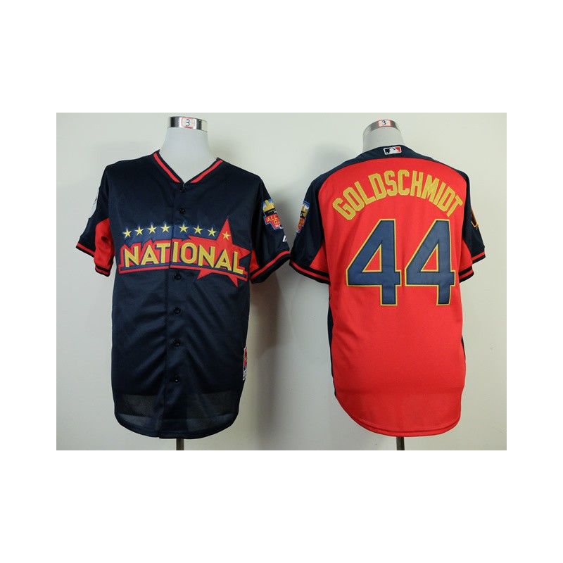 Cheap Paul Goldschmidt Diamondbacks Jersey From China #44 Blue-Red NL