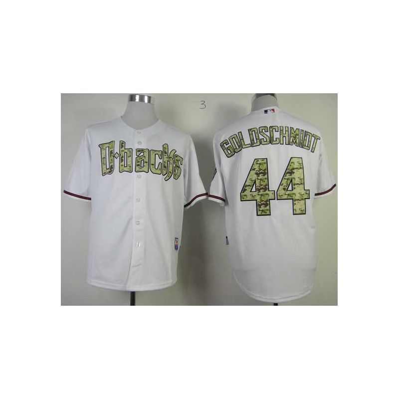 Cheap Paul Goldschmidt Diamondbacks Jersey From China #44 White Camo Font