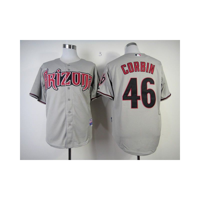 Cheap Patrick Corbin Diamondbacks Jersey From China #46 Grey