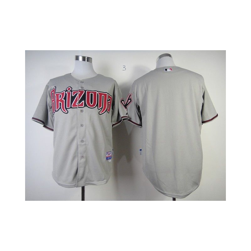 Cheap Diamondbacks Jersey From China Grey Blank