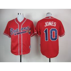 Cheap Chipper Jones Braves Jersey From China #10 Red