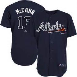 Cheap Brian McCann Braves Jersey From China #16 Blue