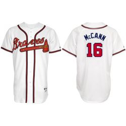 Cheap Brian McCann Braves Jersey From China #16 White