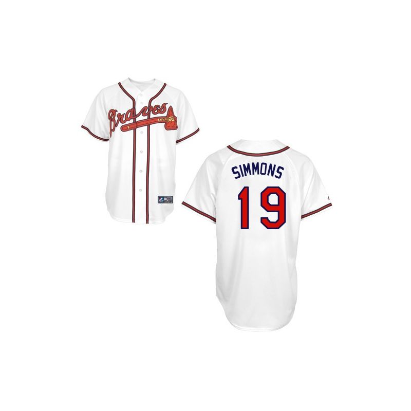 Cheap Andrelton Simmons Braves Jersey From China #19 White