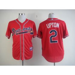 Cheap BJ Upton Braves Jersey From China #2 Red