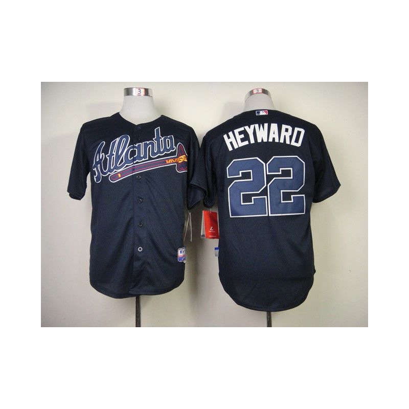 Cheap Jason Heyward Braves Jersey From China #22 Blue