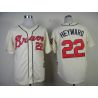 Cheap Jason Heyward Braves Jersey From China #22 Cream