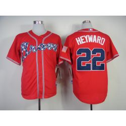 Cheap Jason Heyward Braves Jersey From China #22 Red 2014