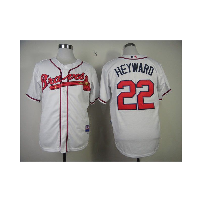 Cheap Jason Heyward Braves Jersey From China #22 White