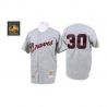 Cheap Orlando Cepeda Braves Jersey From China #30 Grey throwback