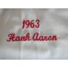 Cheap Hank Aaron Braves Jersey From China #44 Cream throwback 1963