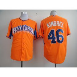 Cheap Craig Kimbrel Braves Jersey From China #46 Orange 2013 All-Star