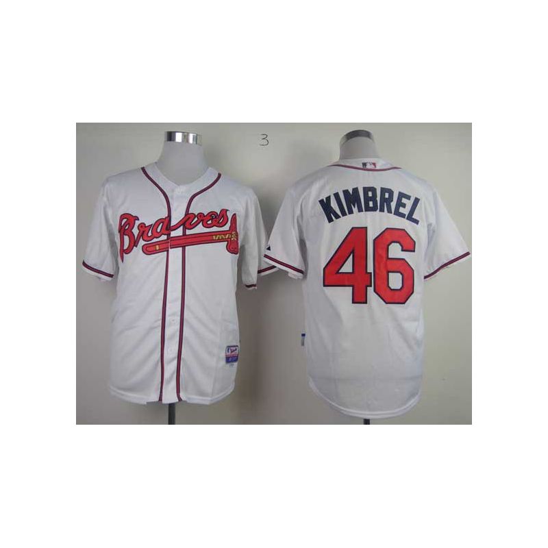 Cheap Craig Kimbrel Braves Jersey From China #46 White