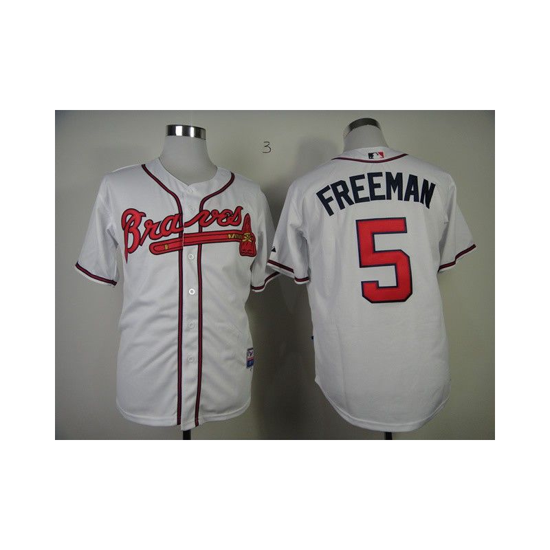 Cheap Freddie Freeman Braves Jersey From China #5 White