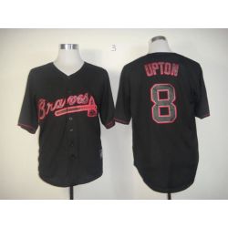 Cheap Justin Upton Braves Jersey From China #8 Black Fashion