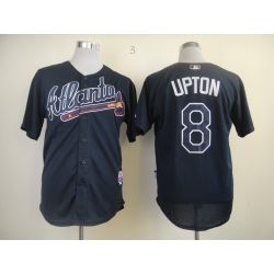 Cheap Justin Upton Braves Jersey From China #8 Blue