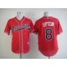 Cheap Justin Upton Braves Jersey From China #8 Red