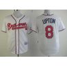 Cheap Justin Upton Braves Jersey From China #8 White