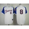 Cheap Justin Upton Braves Jersey From China #8 White throwback 1974