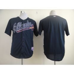 Cheap Braves Jersey From China Blue Blank