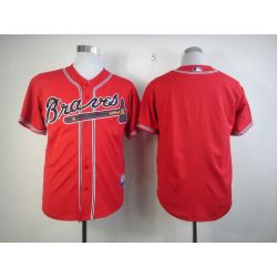 Cheap Braves Jersey From China Red Blank