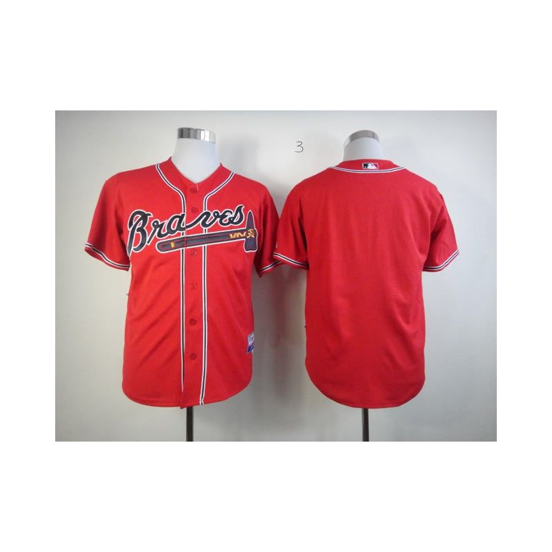 Cheap Braves Jersey From China Red Blank