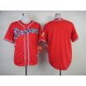 Cheap Braves Jersey From China Red 2014 Blank