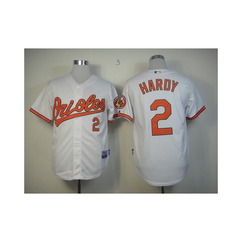 Cheap JJ Hardy Orioles Jersey From China #2 White Cheap JJ Hardy Orioles Jersey From China #2 White