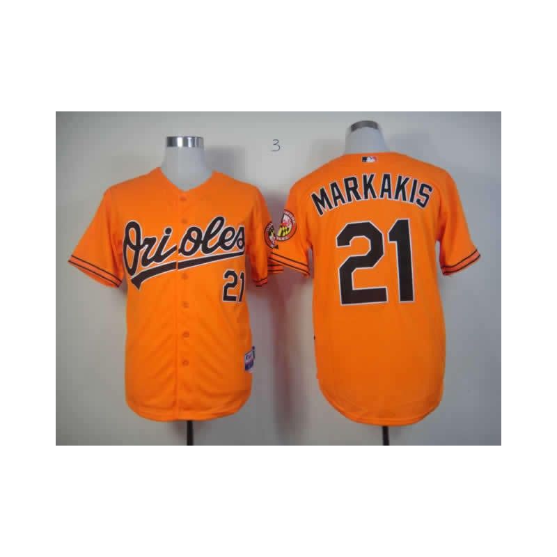 Cheap Nick Markakis Orioles Jersey From China #21 Orange Cheap Nick Markakis Orioles Jersey From China #21 Orange
