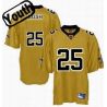 Cheap Reggie Bush Saints Youth Jersey #25 Gold From China