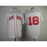 Cheap Shane Victorino Red Sox Jersey From China #18 White 1936 Turn Back the Clock
