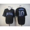 Cheap Ron Santo Cubs Jersey From China #10 Black Fashion