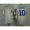 Cheap Ron Santo Cubs Jersey From China #10 Cream 1969 Turn Back the Clock