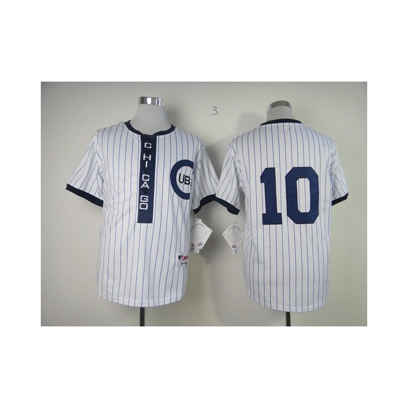 Cheap Ron Santo Cubs Jersey From China #10 White 1909 Turn Back The Clock