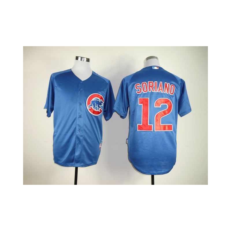 Cheap Alfonso Soriano Cubs Jersey From China #12 Blue