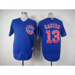 Cheap Starlin Castro Cubs Jersey From China #13 Blue