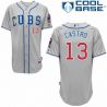 Cheap Starlin Castro Cubs Jersey From China #13 Grey 2014