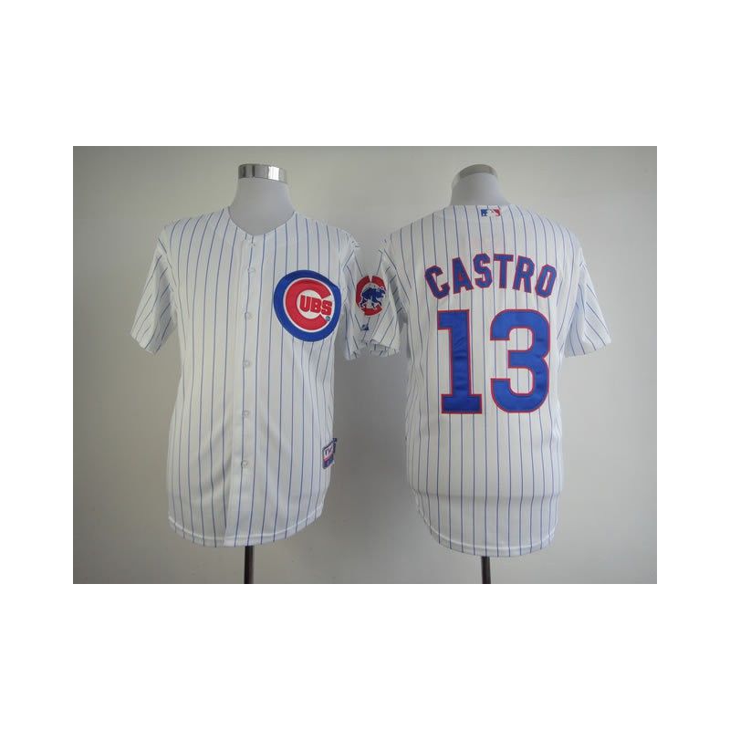 Cheap Starlin Castro Cubs Jersey From China #13 White