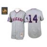 Cheap Ernie Banks Cubs Jersey From China #14 grey throwback