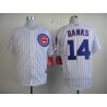 Cheap Ernie Banks Cubs Jersey From China #14 White