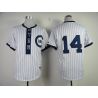 Cheap Ernie Banks Cubs Jersey From China #14 White 1909 Turn Back The Clock